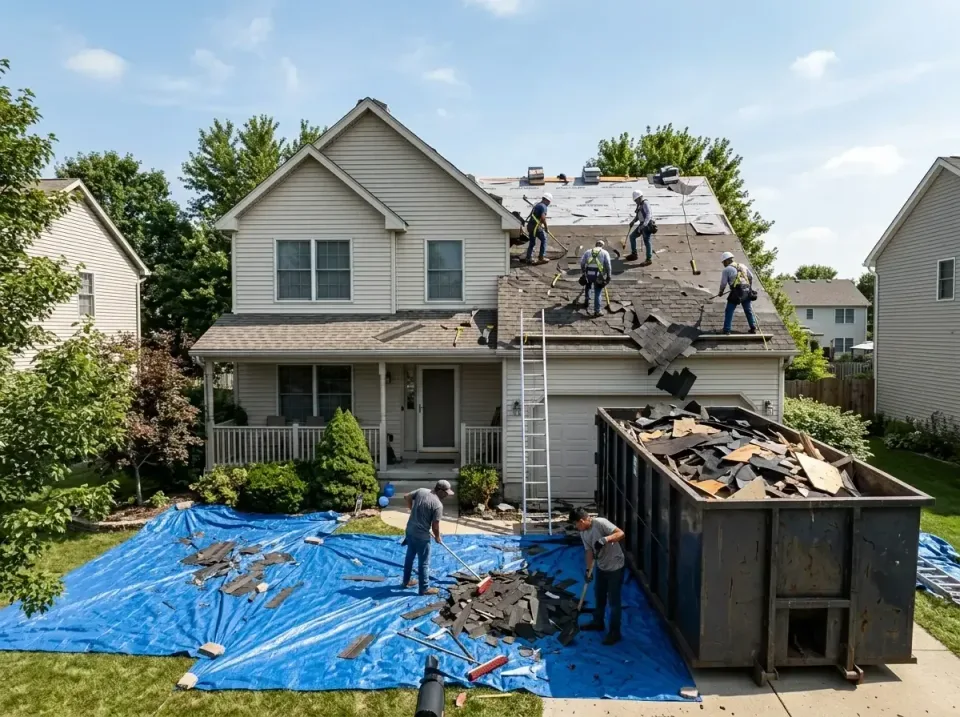 roof-replacement-debris-remova-004 — frequently asked questions, Cheapest Dumpster Rentals in Temple, TX